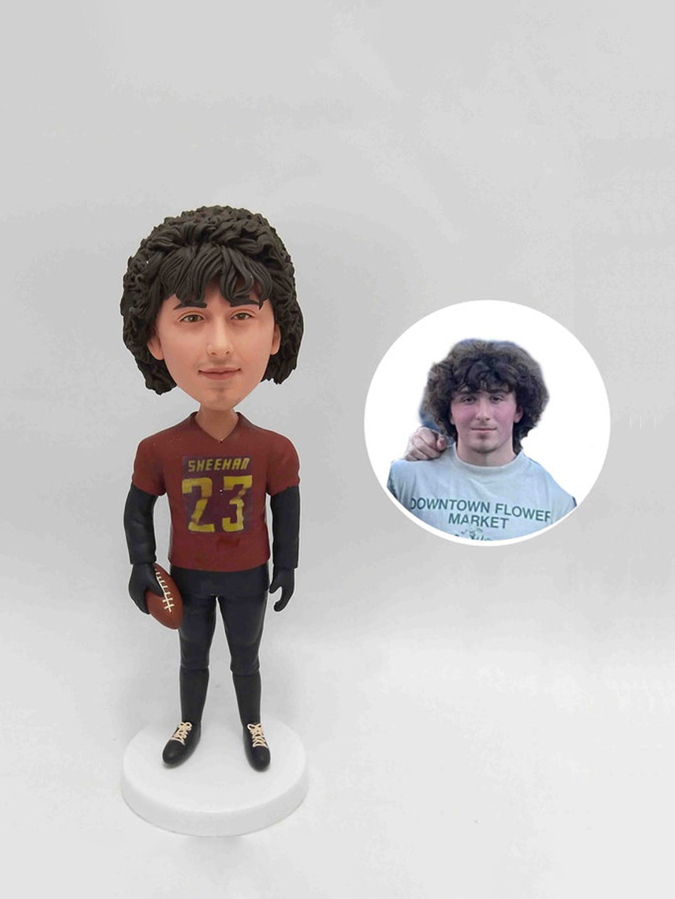 Custom Soccer Coach Dolls, Custom Personalized Clay Figurines